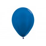 Mytex 5" Inch Metallic Blue Round Balloon  ~ 100pcs